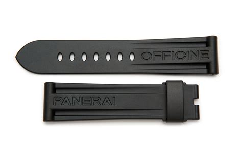 panerai caoutchouc straps